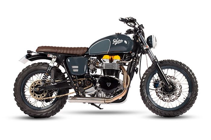 Triumph Bonneville custom scrambler besutan Maria Motorcycles
