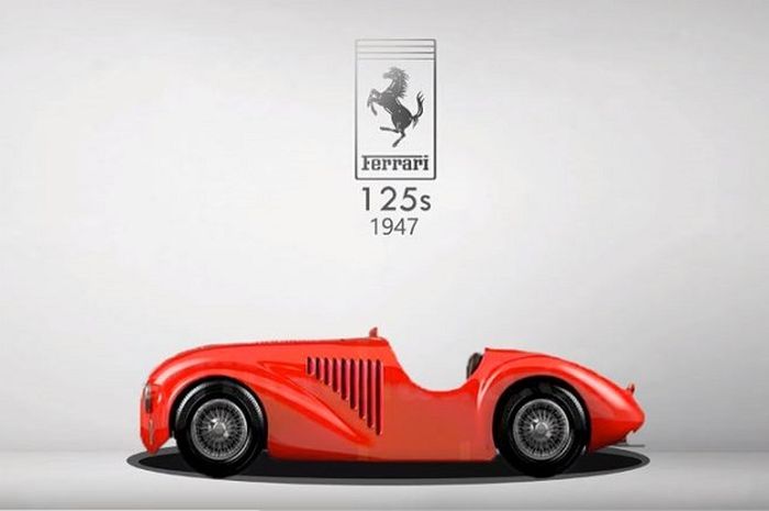 Perubahan Desain Mobil Ferrari Dari Tahun 1947-2017