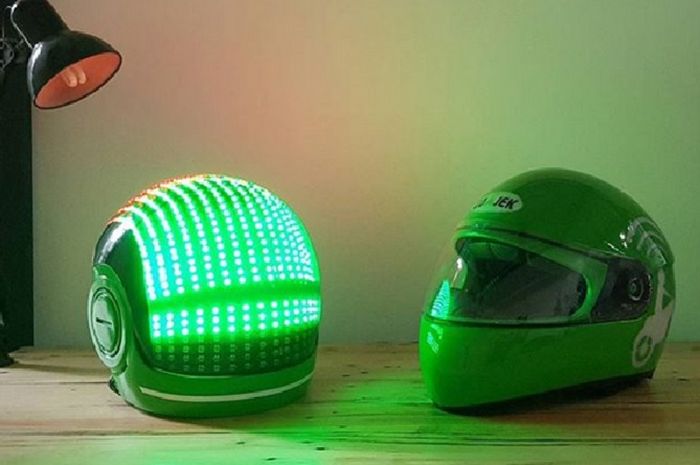 Inikah helm inovasi terbaru dari Go-Jek?