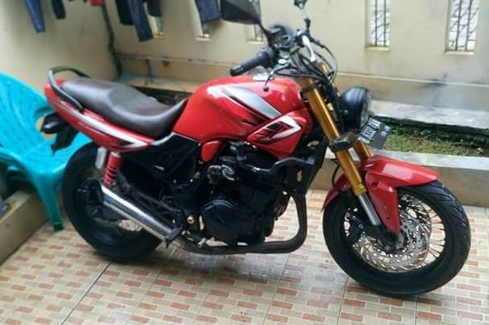 Kawasaki Ninja 250 karburator, tapi kok bentuknya macan?