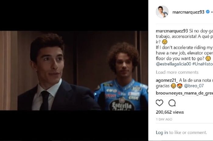 Marc Marquez jadi operator lift