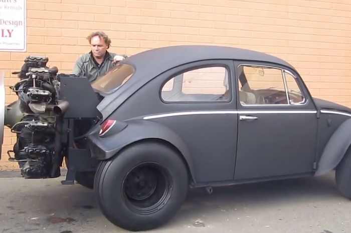 VW Kodok pakai mesin radian 7 silinder