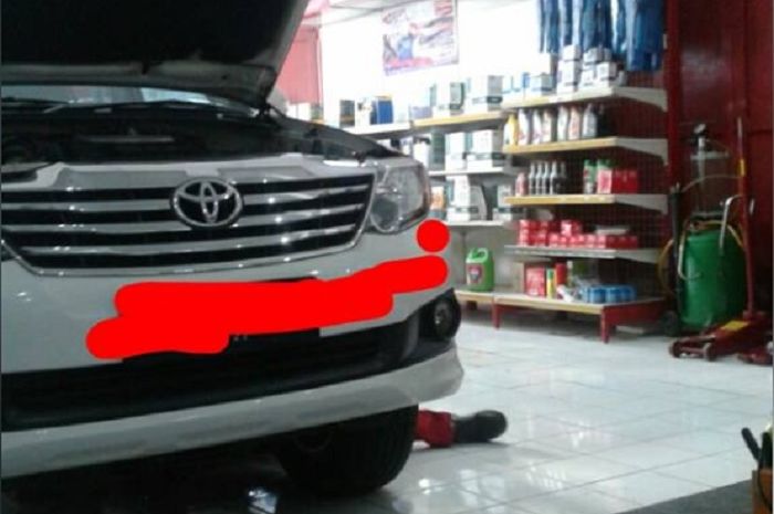 Toyota Fortuner ganti oli matic