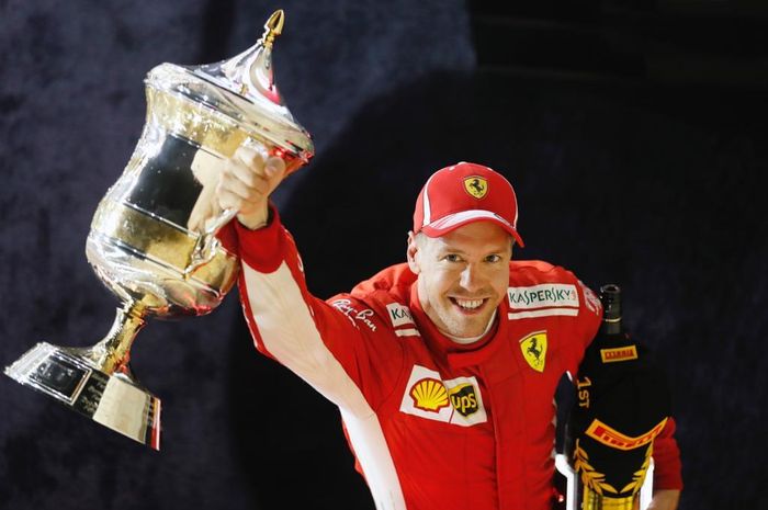 Sebastian Vettel menunjukkan kemampuannya sebagai juara dunia empat kali di GP F1 Bahrain