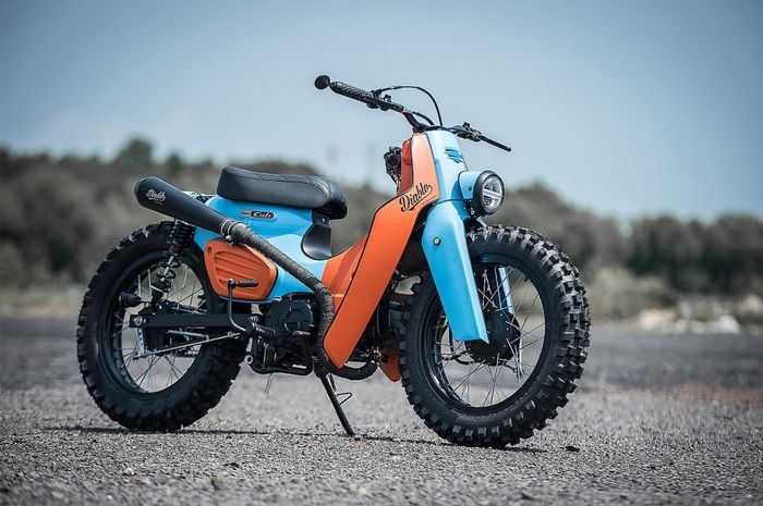 Honda Super Cub 110i custom scrambler besutan K-Speed