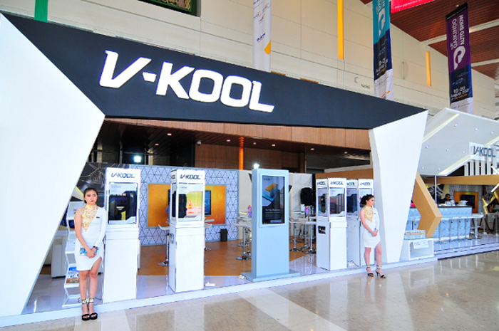 V-Kool Berikan diskon di boothnya yang bertempat di JIExpo Kemayoran