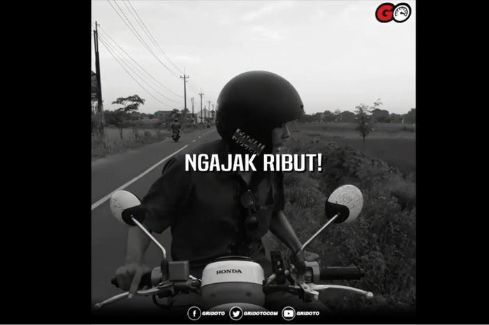 Tipe pemotor saat terjang jalan berlubang
