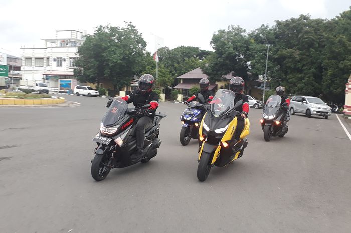 Maxi Yamaha Tour de Indonesia, para bikers terus memacu kendaraan sampai Bulukumba