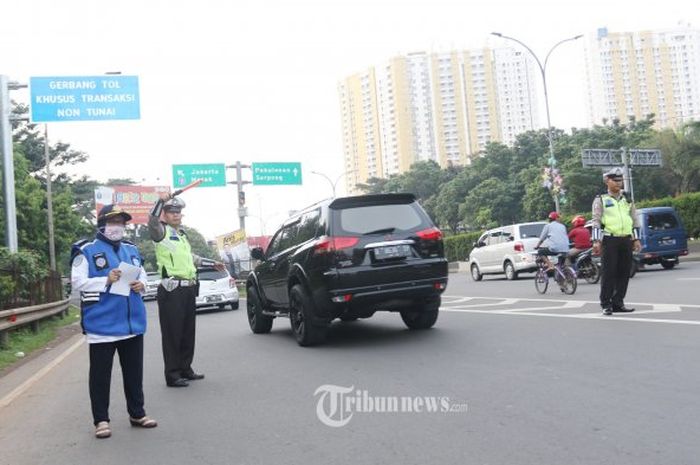 Penerapan ganjil genap di Jakarta