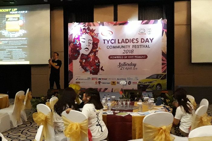 Suasana Acara TYCI Ladies Day untuk memperingati hari Kartini 2018