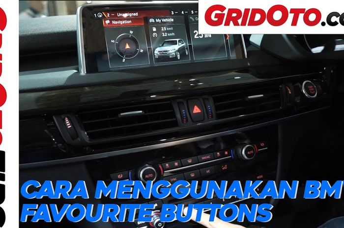 Cara menggunakan BMW Favourite Buttons