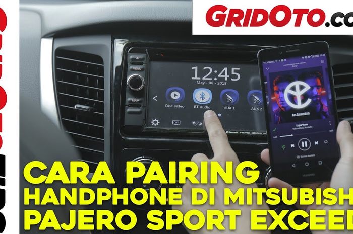 Cara pairing handphone di Mitsubishi Pajero Sport Exceed. 