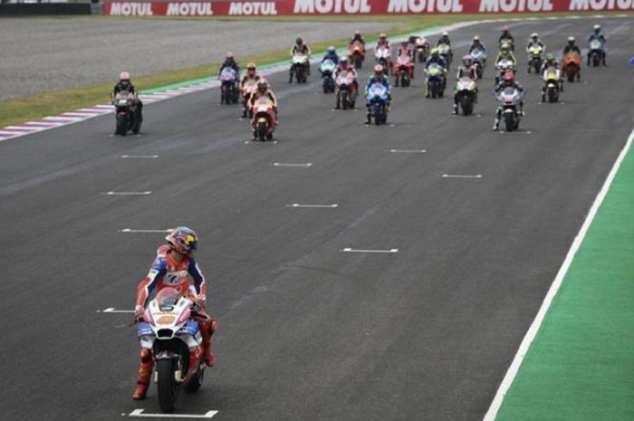 Jack Miller, start sendirian paling depan di GP Argentina 2018