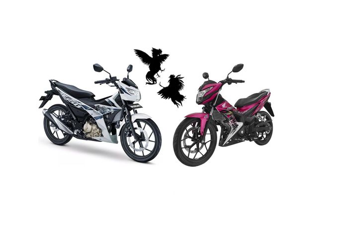 Ilustrasi Suzuki Satria F 150 FI dan Honda Sonic 150R, simak daftar harga motor bekasnya.