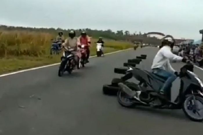 Road Race pakai motor standar