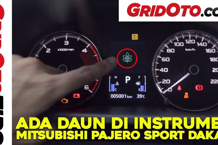 Instrumen dasbor Mitsubishi Pajero Sport Dakar