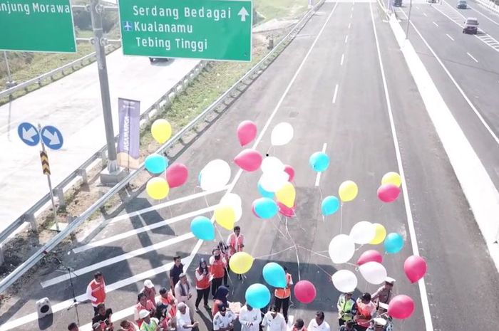 Jalan Tol Medan-Kualanamu-Tebing Tinggi Seksi I dibuka sebagai jalur fungsional 