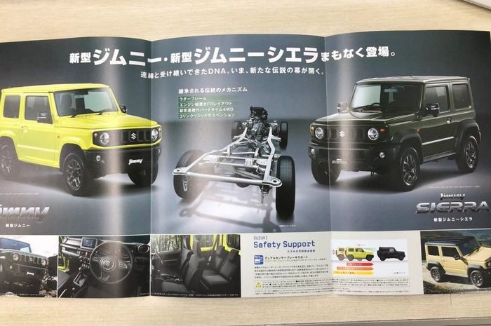 Penampakan brosur Suzuki Jimny