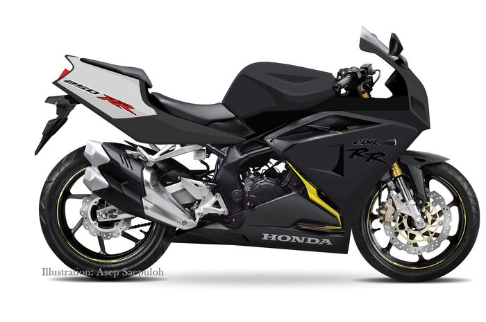 Oleh digital CBR250RR zaman now kembali ke era 1990an