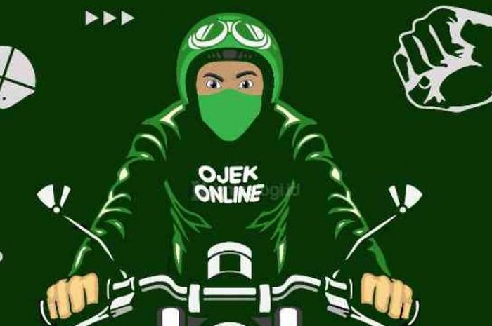 Ilustrasi ojek online, sering kena tipu orderan fiktif