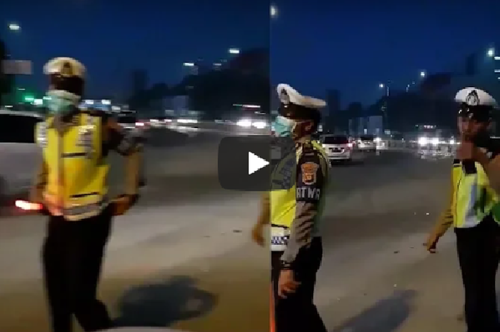 Polisi stop pengemudi mobil di tol Bekasi Barat tanpa alasan