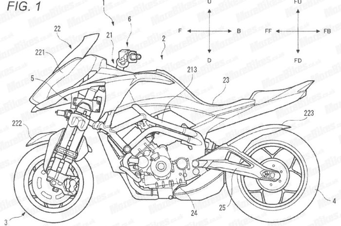 Konsep motor roda tiga dari Yamaha