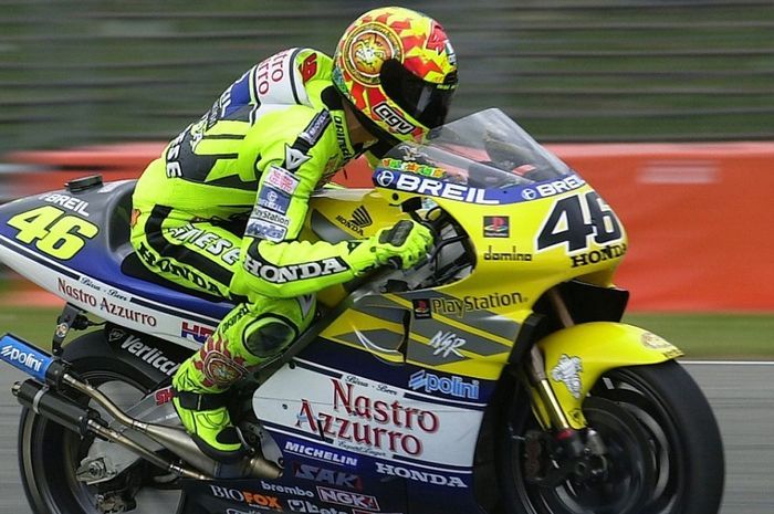 Valentino Rossi saat masih bermain di MotoGP dengan motor 2-tak