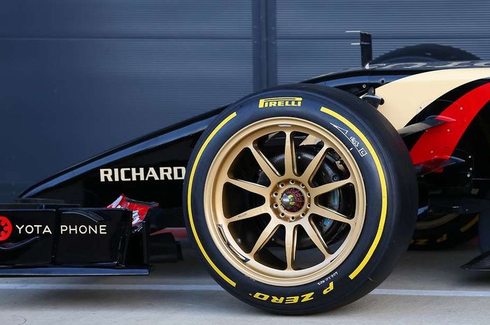 Ilustrasi ukuran roda baru untuk F1 2021