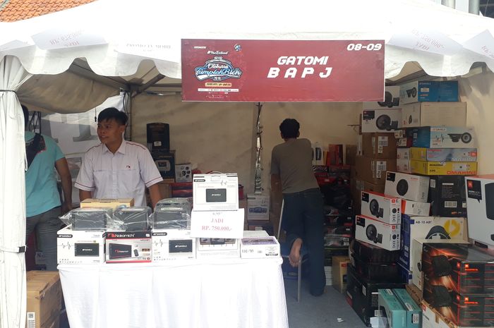 Booth BAPJ di Otobursa Tumplek Blek 2018
