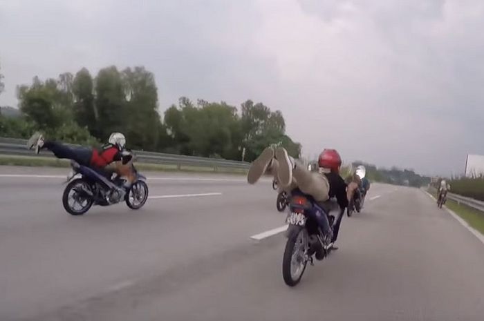 Balap liar Mat Rempit di Malaysia