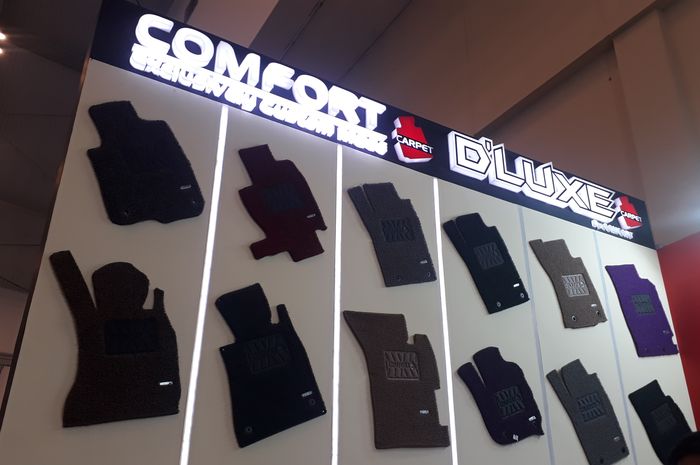 Ini dia beberapa pilihan karpet di booth Comfort Carpet