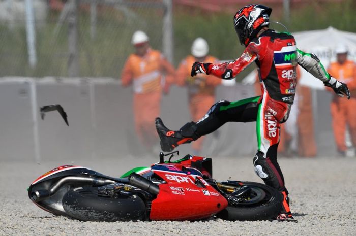 Scott Redding kesal dengan motor Aprilia pacuannya di MotoGP Austria 2018