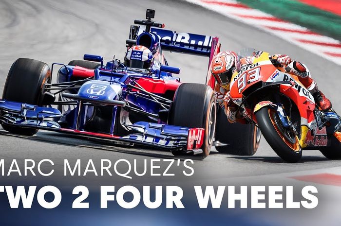 Marc Marquez melawan kembarannya