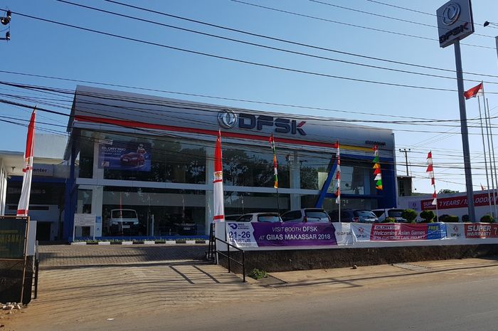 Dealer DFSK Makassar yang berlokasi di Jl. Urip Sumoharjo Km 7, Tello Baru, Panakkukang, Makassar, S