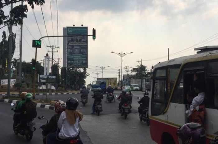 Ilustrasi Lampu lalu lintas