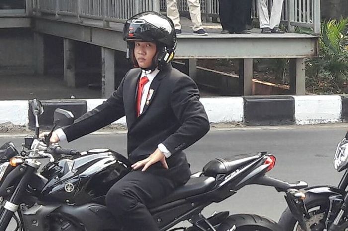 Saddum So mengaku sebuah kehormatan besar menjadi stuntman Presiden Jokowi