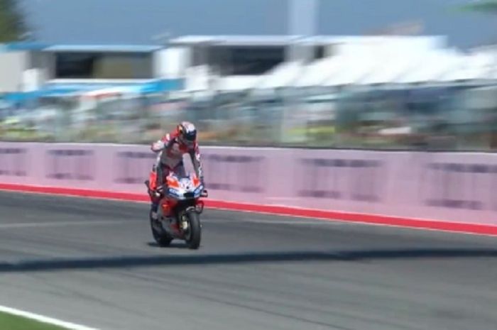 Andrea Dovizioso juara MotoGP San Marino 2018