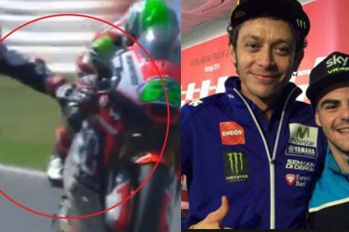 Valentino Rossi dan Romano Fenati