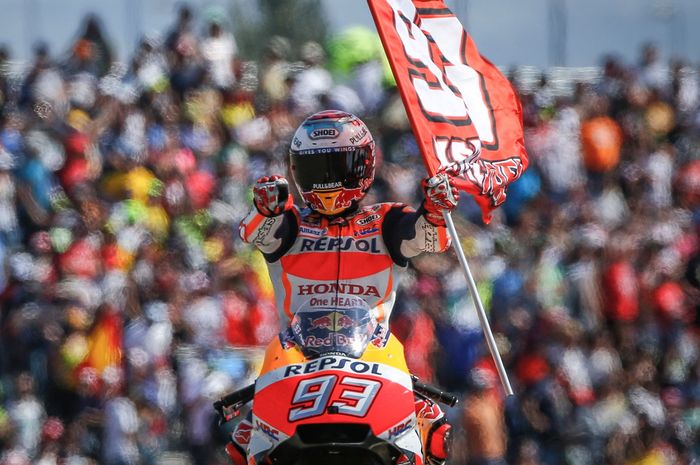 Marc Marquez di MotoGP Aragon 2017