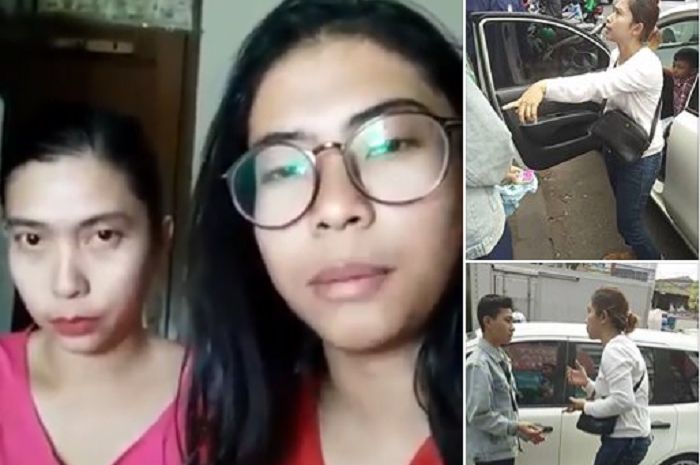 Video klarifikasi ibu-ibu yang marah-marah ke anak SMP karena senggol mobilnya.
