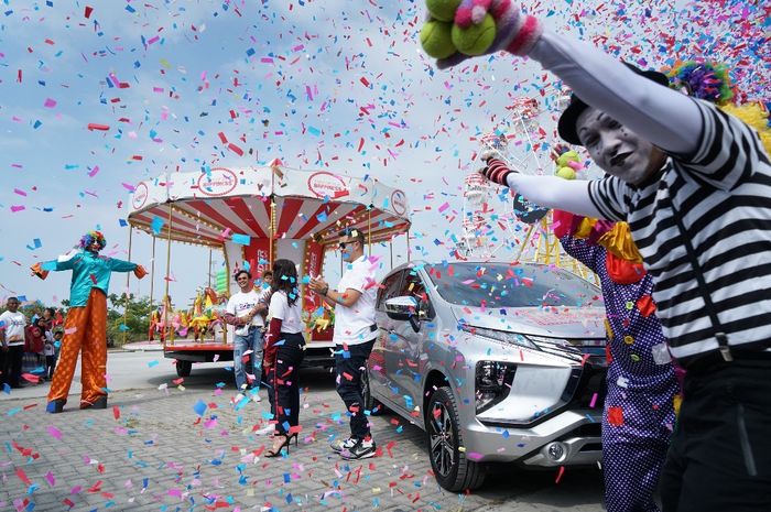 Kota Makassar merupakan kota keempat dari 9 kota yang akan disambangi Mitsubishi untuk campaign mereka yaitu Xpander Tons of Real Happiness 