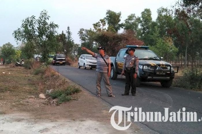 Anggota polisi menyisir pelaku begal di Madura