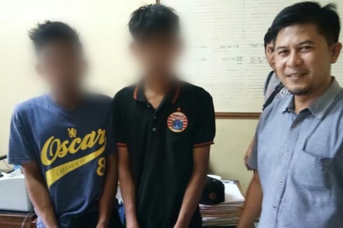 Pencuri motor nekat nyebur ke kali Ciliwung sudah diamankan polisi