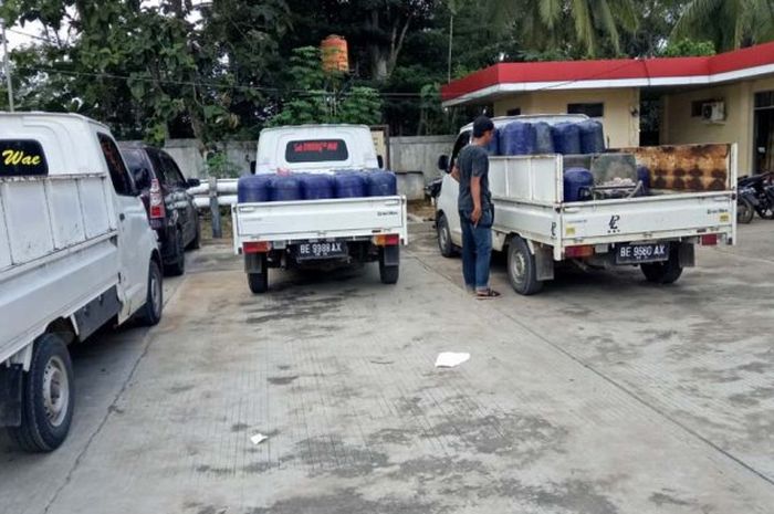 Ilustrasi pengoplos BBM yang ditahan di Lampung