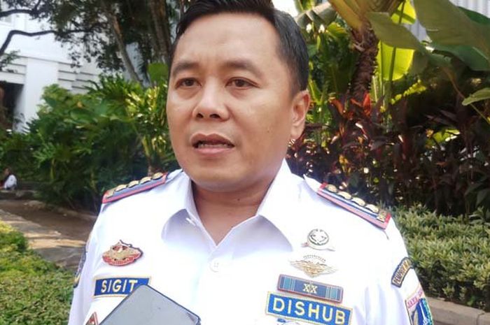 Pelaksana Tugas (Plt) Kepala Dinas Perhubungan DKI Jakarta Sigit Wijatmoko, di Balai Kota DKI Jakarta. 