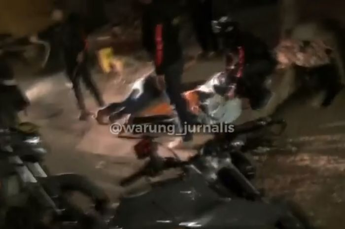 Kejar-kejaran Polisi dengan geng motor di Jakarta Timur