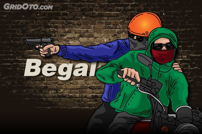 Ilustrasi begal