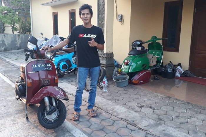 Aji VAS, owner Vespa All Sport spesialis vespa kencang di magelang