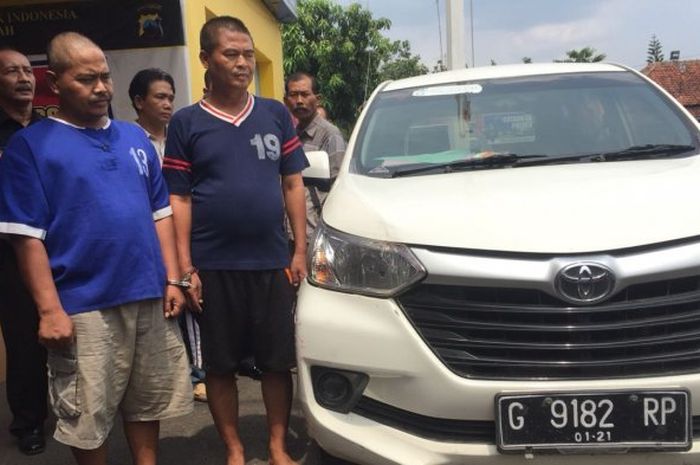 Pelaku penggelapan mobil digelandang ke Mapolres Tegal