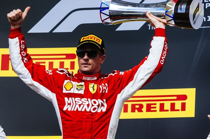 Podium pertama di GP F1 Amerika, Kimi Raikkonen pembalap tertua yang masih aktif saat ini yang menang balap F1
